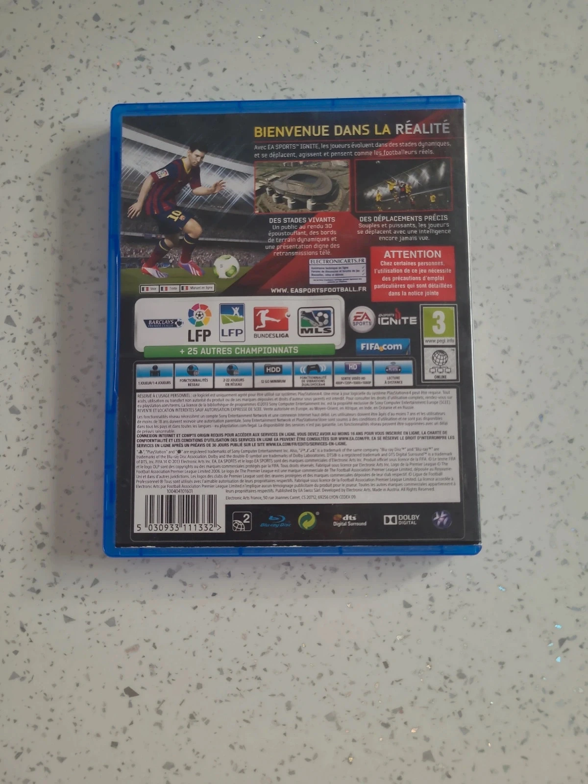 Jeu vidéo Fifa 14 sur PS4 – photo 2